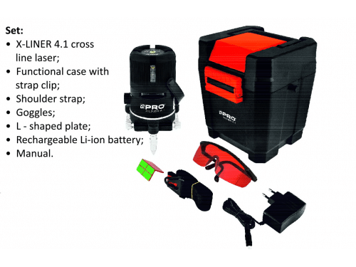 Laser DOM 4 X-Liner 4.1 Αυτοαλφαδιαζόμενο κόκκινης δέσμης